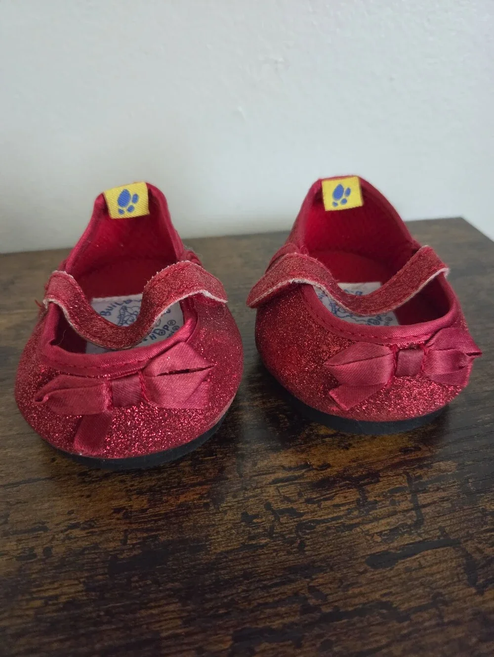Build A Bear Sparkly Ruby Red Shoes